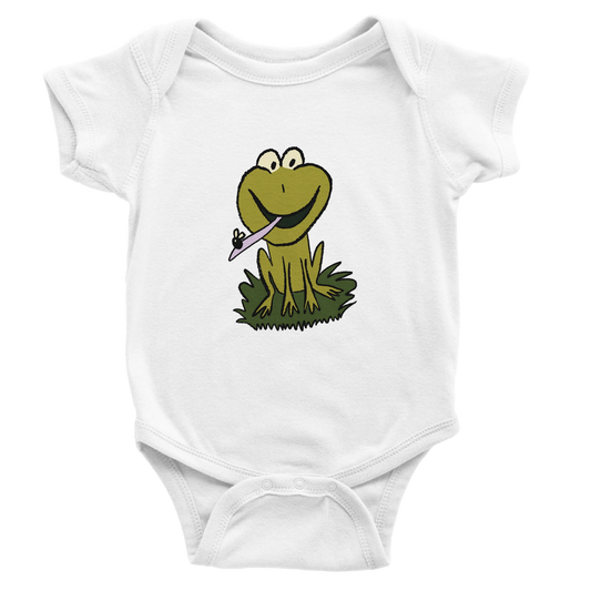 Froggy Baby Vest – Unisex Funny Frog Baby Bodysuit 